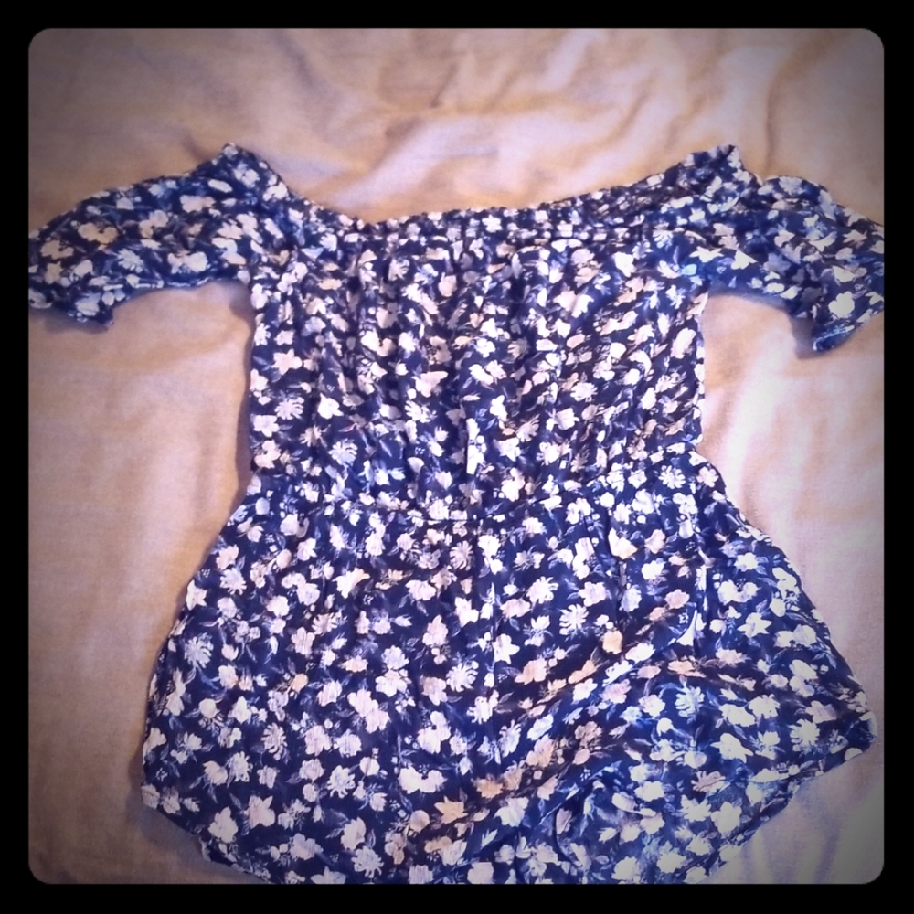 Aeropostale Floral Romper